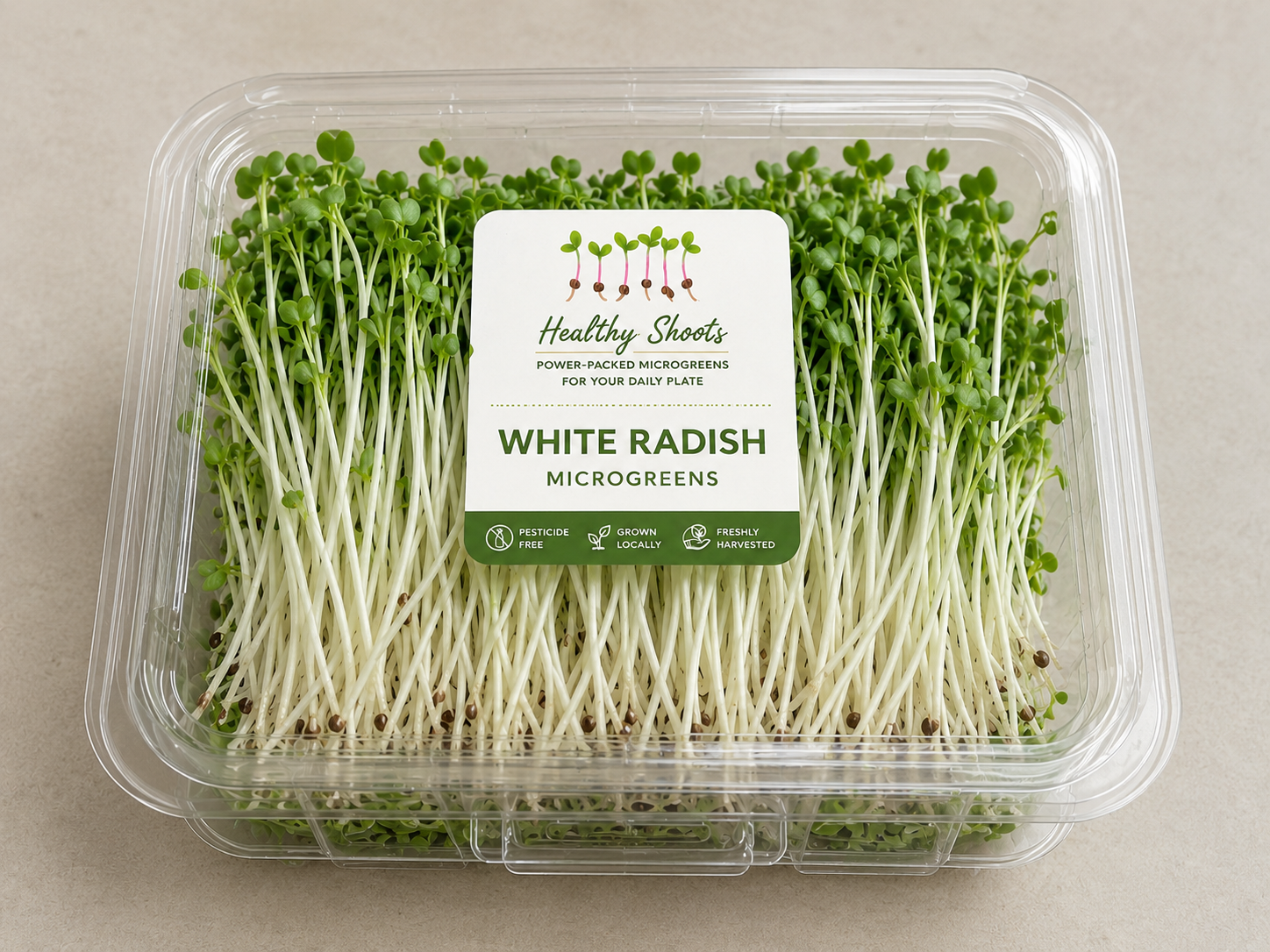White Radish Microgreens by Healthy Shoots