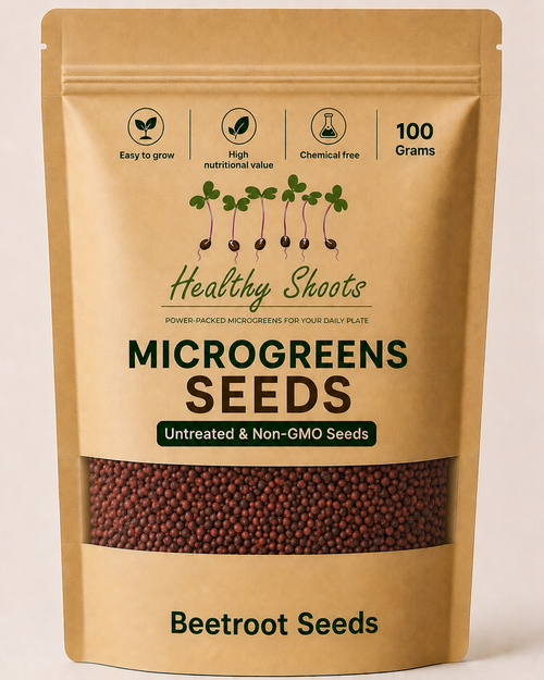 Beetroot Seeds Microgreens 100g by Healthy Shoots