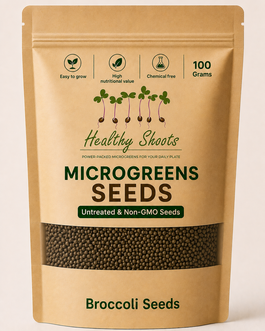 Broccoli Seeds Microgreens 100g by Healthy Shoots
