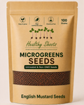English Mustard Seeds Microgreens 100g by Healthy Shoots