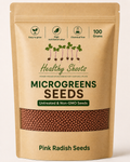 Pink Radish Seeds Microgreens 100g by Healthy Shoots
